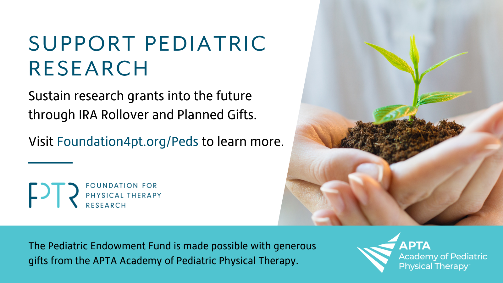 Support the Mission of the APTA Academy of Pediatric Physical Therapy